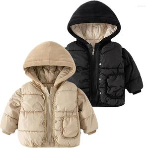 Down Coat Children's Clothing And Warm Cotton Jacke Wide Shoulder Ves Jacket For Boys Girls