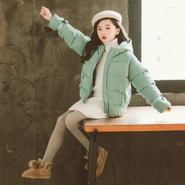 Down Coat Children's Garment 2024 Winterstijl Big Big Boy Koreaanse stijl Dikke katoenen gevarieerde kleding meisjes