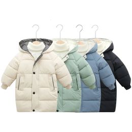 Manteau d'hiver pour enfants adolescents bébés garçons filles manteaux de Parka rembourrés en coton épaissir les vestes longues chaudes vêtements d'extérieur pour enfants en bas âge 231113