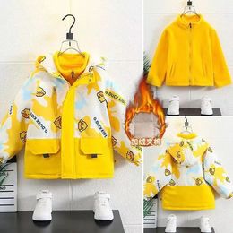 Down Coat Children Spring Automn Windproof Two Piece Set Boys Girls Baby Windbreaker Breadoor Échanges Hardshell Vestes Y231016