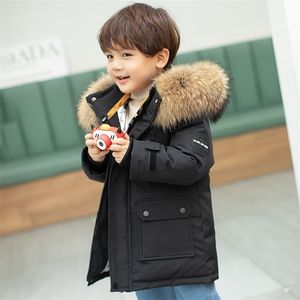 Down Coat Children Winter Jacket Boy Peuter Girl Kleding Dik Warm Hooded Kids Parka Spring Tiener Kleding Outerwear Snowsuit 221012