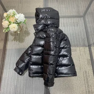 Manteau en duvet pour enfants, vêtements pour bébés garçons, vêtements d'extérieur d'automne et d'hiver, vestes chaudes avec col en fourrure, manteaux d'extérieur à capuche pour garçons et filles, vêtements de style classique 2024