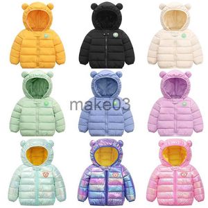 Down Coat Mode 2023 Hiver Filles Manteau Vêtements d'extérieur pour enfants Tout-petits Chaud Tops Bébé Garçons Vestes 15 Y Garçons Doudoune Enfants Manteaux Unisexe J230823