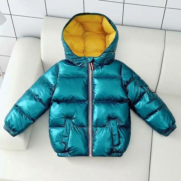 Abrigo de plumón para niños, chaqueta de moda, ropa de abrigo para niños y niñas, Parka cálida con capucha para adolescentes, Parkas de invierno para niños