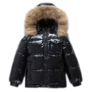 Manteau en duvet mode hiver doudoune pour garçons vêtements pour enfants épaissir manteaux de survêtement vraie fourrure à capuche enfants manteaux 1-16Y HKD230725