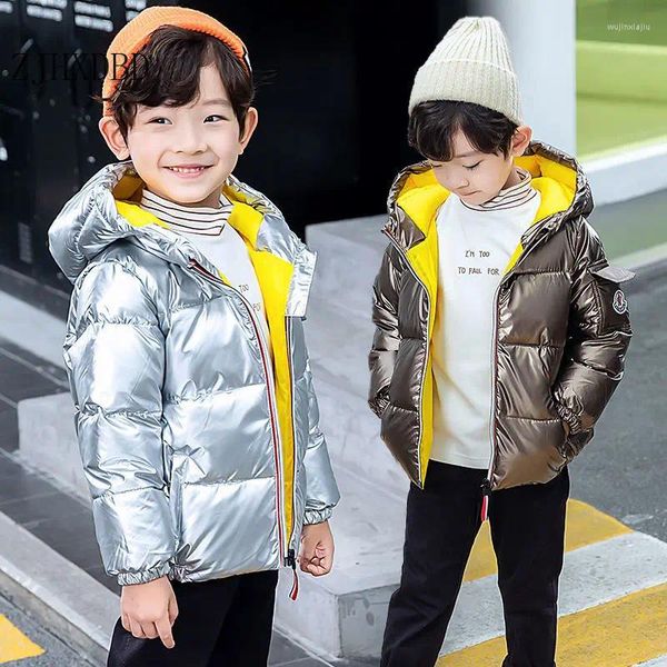 CAPA DE ABAJO Moda Jacket de invierno para ropa para niños 3-16 y ropa para niños espesas