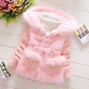 Manteau en duvet pour filles, manteaux d'hiver rembourrés en coton, garde au chaud, épais, à capuche, fermeture éclair, vêtements d'extérieur pour bébés filles, 221007