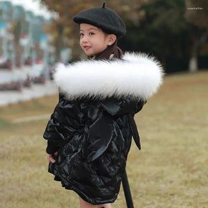 Manteau en duvet pour filles, veste du milieu Changxin pour enfants de l'école primaire, bébé canard blanc, lavage gratuit