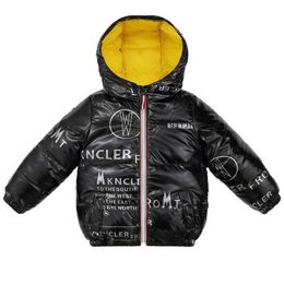 Donsjas Meisjes Winter Jongens Jassen Parka's 3-12 jaar Mode Meisje Warm Snowsuit Capuchon Bovenkleding Kinderjassen Drop Delivery Baby Mate Dhxlz