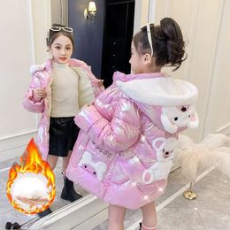 Daunenmantel Mädchen Winter Baumwollmantel Koreanische Kindermode Daunenbaumwollmantel Kinderjacken für Mädchen Kleidung Mädchen 7 9 10 11 12 Jahre 231117