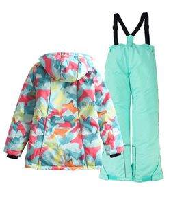 Down Coat Hiheart Boys Girls Snowboard Ski Suit -30 Degree Jacket Pants Winter Outdoor Sportswear Ropa impermeable para niños Trajes de esquí HKD230727