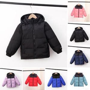 Doudoune d'hiver bouffante, Parkas de styliste pour enfants, imperméable, duvet de canard blanc pour femmes, vestes du nord, 2024