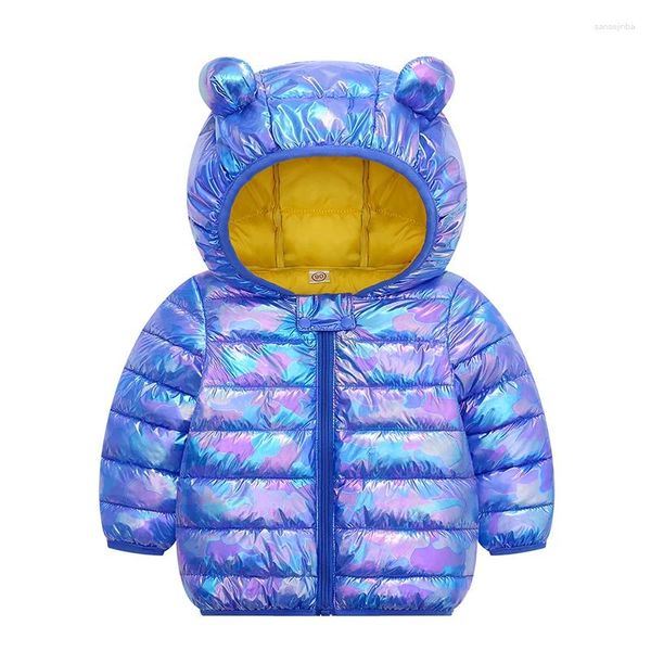 Manteau en duvet Keelorn enfant en bas âge fille hiver léger mince mignon Parkas bébé garçons fermeture éclair manches longues avec chapeau garçon solide vestes décontractée