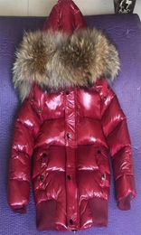 Veste d'hiver pour garçons pour enfants avec collier de capuche