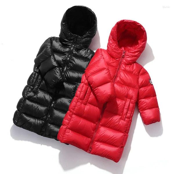Down Coat Kids Winter Jacket 2024 Unisexe Baby Girls épaissiner des vêtements d'extérieur chauds pour garçon pendant 3 à 10 ans