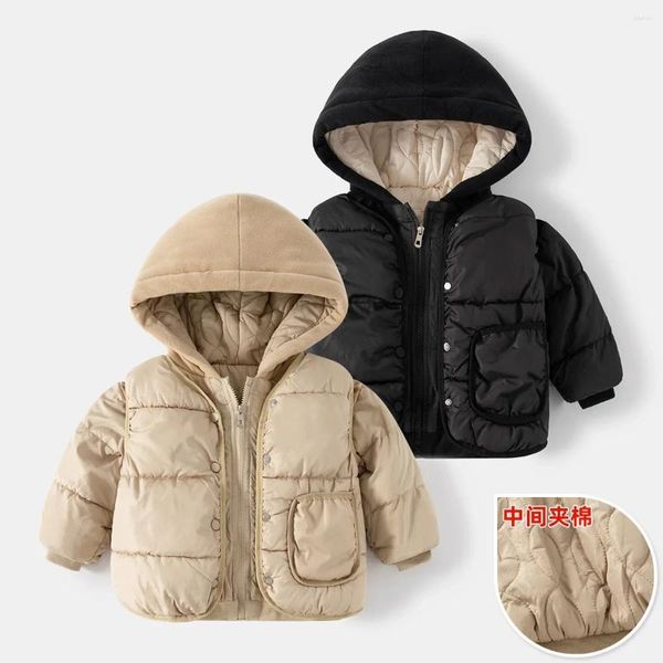 Abrigo de plumas Moonbiffy 2023, chaqueta y chaleco con capucha de invierno de estilo coreano para niños, chaquetas de gama alta, ropa, prendas de vestir, abrigos para niños