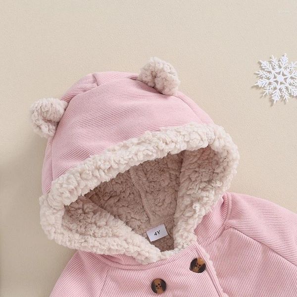 Down Coat Mubineo Toddler Girl Automne Vêtements d'hiver Mignon Jacket Princesse enlepre