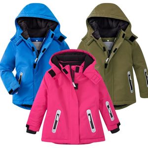 Donsjas Ski-jas voor meisjes Bovenkleding Winter Warm Snowboard Kindersport Jongens Sneeuwkleding Waterdicht Winddicht 416Y 231013