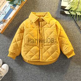 Manteau en duvet pour enfants en bas âge, vêtements pour garçons, tenues d'automne et d'hiver, veste chaude en coton rembourré, manteaux d'anniversaire pour garçons x0825