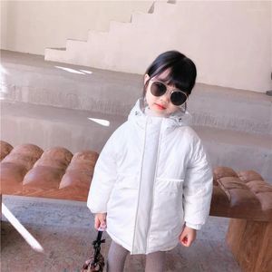 Veste d'enfants de style coréen à manteau en bas de style coréen mode épaissis de capuche chaude et chaude pour bébé et garçon cool