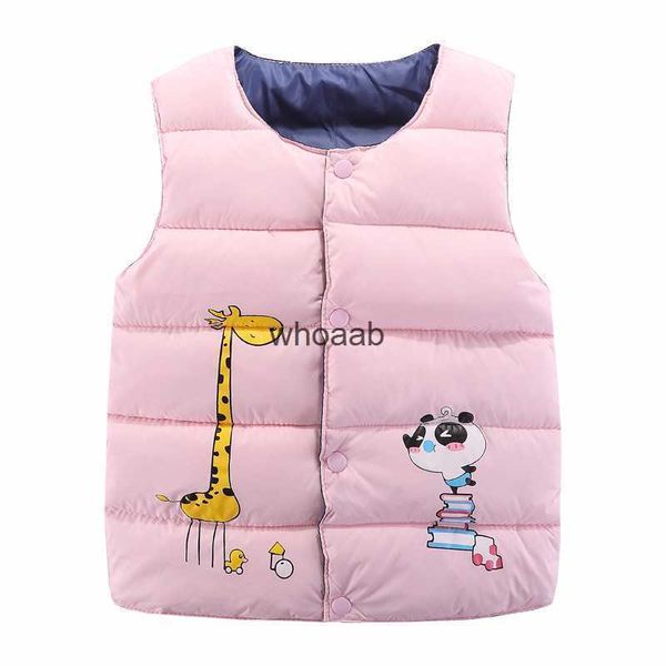 Abrigo de plumón Invierno Otoño Chaleco Niñas Niños Chaleco fino ligero Abrigos para bebés Ropa para niños Chaleco Ropa de abrigo acolchada de algodón Chaquetas para niños YQ230925 YQ230925