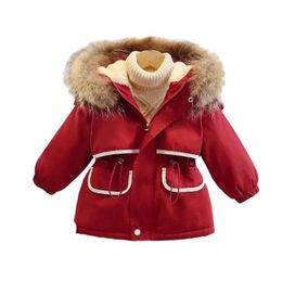 Manteau d'hiver pour bébés garçons et filles, vêtements chauds pour enfants, manteaux à capuche, vêtements d'extérieur épais pour enfants 231206