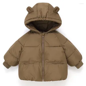 Down Jas Winter Baby Meisje Kleding Koreaanse Casual Mode Capuchon Warme Jongen Bovenkleding Peuter Kinderen Jas Voor Kinderkleding BC501