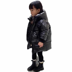 Manteau d'hiver pour enfants, veste bouffante mi-longue épaisse pour garçons et filles, manteaux chauds à capuche, imperméables, Parkas d'extérieur 4 13T 221007