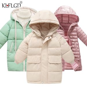 Manteau d'hiver pour filles, manteaux pour garçons, vestes de haute qualité pour enfants, vêtements chauds pour filles et garçons, manteaux longs à capuche, vêtements d'extérieur pour enfants 221007