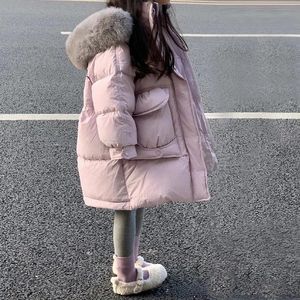 Manteau d'hiver en duvet pour filles, épais et chaud, veste à capuche, coupe-vent, tenue pour adolescentes, vêtements d'extérieur pour enfants de 4, 5, 8 ans, bébé 231013