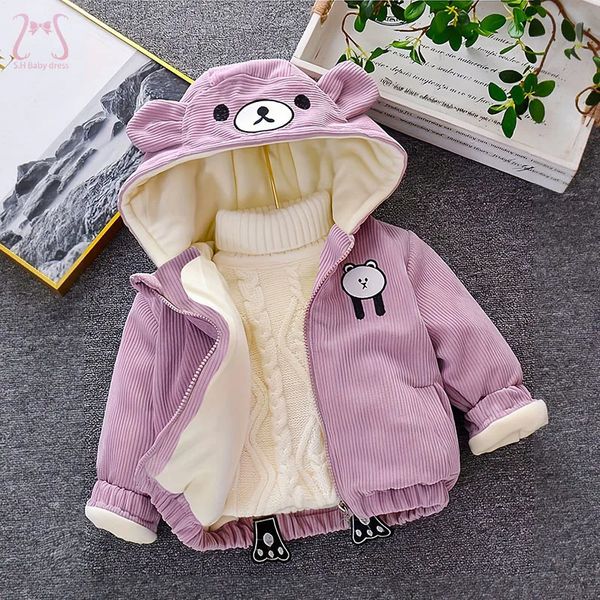 Manteau d'hiver épais pour enfants, vêtements pour garçons et filles, veste polaire, unisexe, vêtements pour bébés de 04 ans, nés, 231027