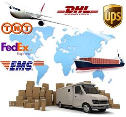 Donsjack DHL, FEDEX, UPS, verschillende verzendkosten om het verschil te dekken