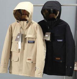 Doudoune hommes femmes mode veste décontractée hiver duvet de canard blanc coupe-vent et imperméable Parker coats-TB2100