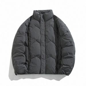 Chaqueta de plumón Sólido Invierno Cott Abrigo para hombre Nueva Cremallera Parka Abrigo Ropa para hombre LG Manga Chaqueta para hombre Abrigo Marca al aire libre Venta X7En #