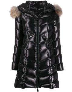 veste down women039s Black Hooded Fox Fur Long Luxury Veste Mabe Parka pour les femmes Winter Recommande 9945735