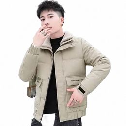 Donsjacks voor mannen Korte man gewatteerde jas Goedkope kleding Parka's Wintervulling Buitenste Koreaanse luxe kleding Jeugdige bovenkleding Y2fv #