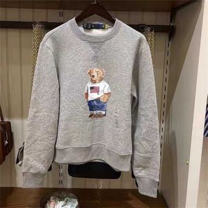 Designer Mens Hoodies Sweatshirts Bear Polo pullover pluche cartoon lange mouwen herenkap