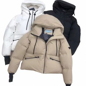 Chaquetas para mujer Puff con capucha Diseñador Parkas para hombre Mujeres Cremallera Abrigo Cálido Sudaderas Parejas Abrigos Carta Invierno Outwear Negro Chándal O2OJ #