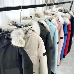 Down Parkas Designer Puffer Jacket Hiver Hommes Vestes Broderie Étiquette Bodywarmer Coton Luxe Femmes Coupe-Vent Couples Épaissie Manteaux Chauds