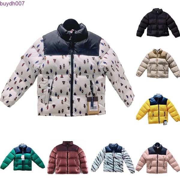 Down Parkas Kids Designer Clothers Veste d'hiver Enfants à capuche Broderie à capuche chaude parka puffer lettre imprimé de vitesses