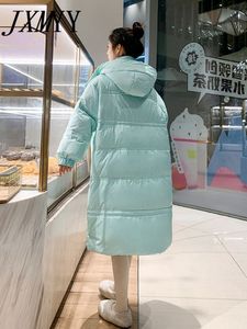 Down Women's Parkas Jxmyy Winter Straight Midlength Style Corean Style Waistight Fashion Capacal de algodón suelto 221205