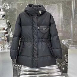 Down Women's Parkas Short Renylon Jacket for Women Winter Coat Designer Lapel Collar Puffer 1EBCF