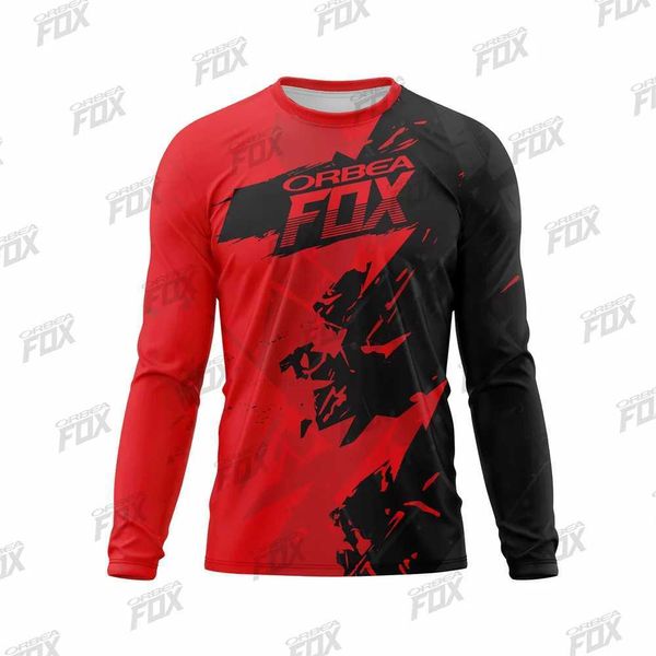 Chemise de descente Camiseta t-shirt de Motocross Mx vêtements de vélo de montagne Orbea F maillot vtt tout-terrain DH moto vêtements de sport vélo