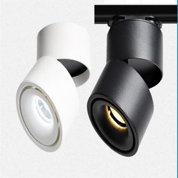 Downlight track light led doorn kan worden geïnstalleerd vouwlicht 7w huishoudelijke en commerciële plafondlamp 85-265v217F