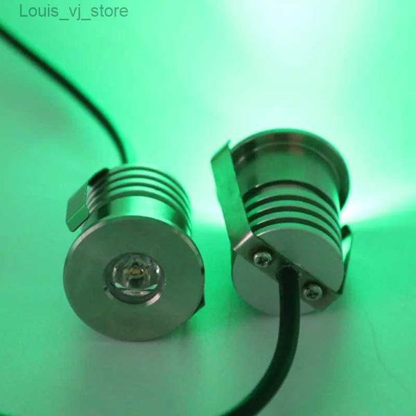 Downlights 3W 30 mm de diámetro un par RGB multicolor SS316 empotrado interior LED barco caravana RV techo proyector escalera YQ240226