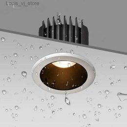 Downlights COOJUN LED Waterdicht IP65 Ingebouwde Spotlight Badkamer Keuken Anti-condens Vochtbestendig Plafondlamp CRI93 YQ240226