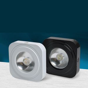 Downlights FanLive 20-stcs/veel ultradunne LED-downlight oppervlak gemonteerd vierkant paneel 5W 10W AC220-240V voor slaapkamer mantel wijnkastje