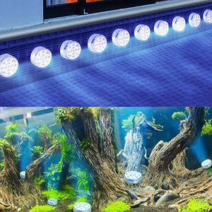 Downlights de haute qualité fonctionnant 4pc 13 LED RGB submersible Light Underwater Night lampe de nuit pour Ence enCeniendo