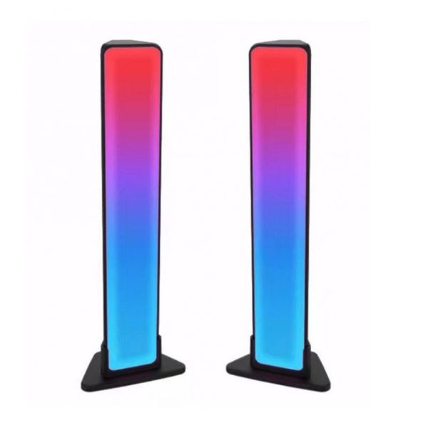 Downlights LED bande lumineuse contrôle du son capteur de rythme musique atmosphère RGB barre USB lampe colorée pour fête de voiture