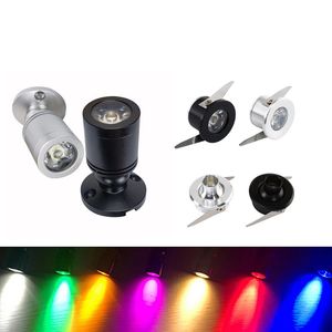 Downlights Mini Spotlight Light met 12V 1W CRI80 oppervlak gemonteerd voor display kast showcase showroom usalight